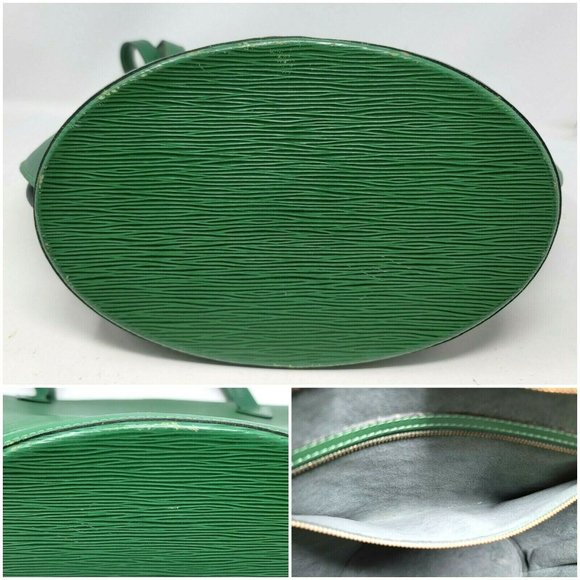 Louis Vuitton Saint Jacques GM Dark Green Epi Leather Bucket Shoulder Bag Auth - Picture 9 of 12